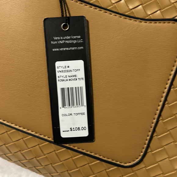 👍👍BNWT VERA BASKET WEAVE PURSE - Picture 8 of 9